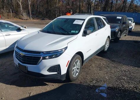 2022 Chevrolet Equinox Awd Ls from USA, damaged, VIN 3GNAXSEV7NS234093